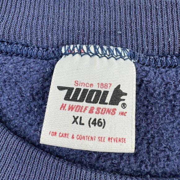 VINTAGE Penn State Sweater Mens XL Blue Nittany Lions Crewneck Pullover Classic - Picture 6 of 13